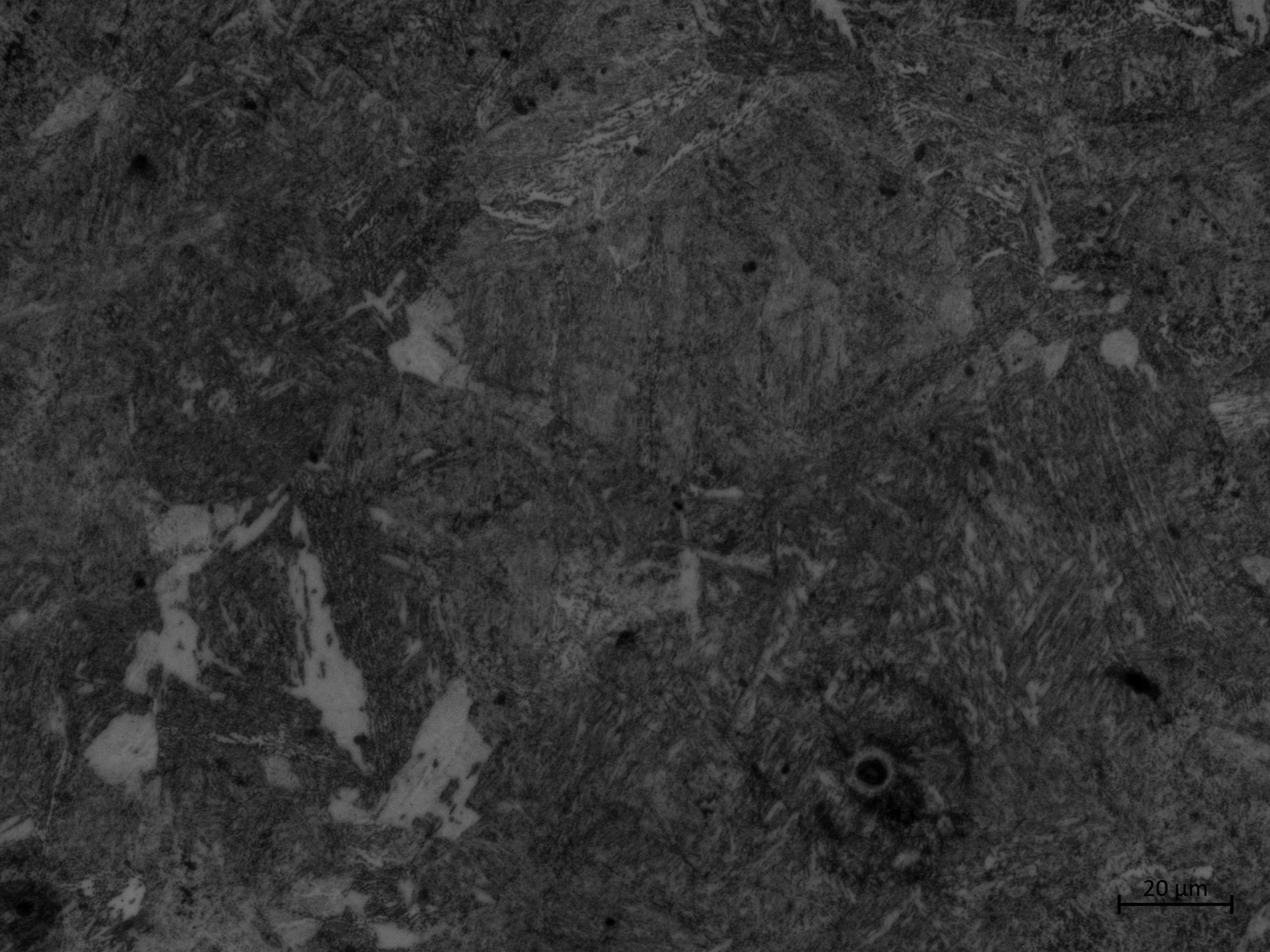 Microscopic view of 4145 steel